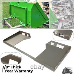3/8 Quick Tach Attachment Skid Steer Mount Plate Adapter Loader For Tractors