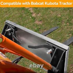 3/8 Skid Steer Tractor Mount Plate &Latch Box for Quick Tach Bucket Attachment
