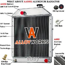 3 Row Radiator For New Holland L555 L554 John Deere 675 Skid Steer Loader 771716