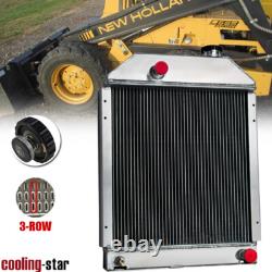 3-row Radiator For New Holland Skid Steer L555 L554 John Deere 675 # Mg771716
