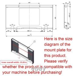 44 Small Skid Steer Hydraulic Angle Broom Sweeper