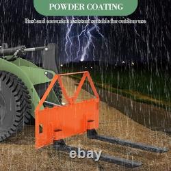 46 Skid Steer Pallet Forks, 3200Lbs Capacity, Skid Steer Forks Attachment