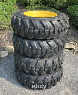 4-10-16.5 SKS-1 Skid Steer Tires Rims/Wheels for New Holland, John Deere, Mustang