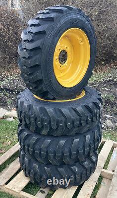 4-10-16.5 SKS-1 Skid Steer Tires/Rims for New Holland -10X16.5 12PLY (6 LUG)
