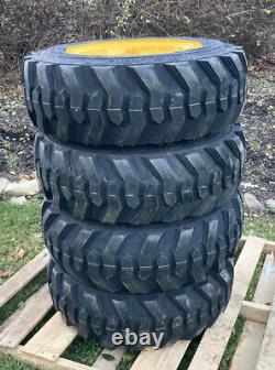4-10-16.5 SKS-1 Skid Steer Tires/Rims for New Holland -10X16.5 12PLY (6 LUG)