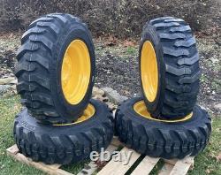 4-10-16.5 SKS-1 Skid Steer Tires/Rims for New Holland L553, L555, LS150 (6 LUG)
