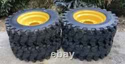4-10-16.5 SKS-9 Skid Steer Tires/Rims for New Holland-10X16.5 (SKS753 STYLE)