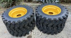 4-10-16.5 SKS-9 Skid Steer Tires/Rims for New Holland (6 LUG) (SKS753 STYLE)