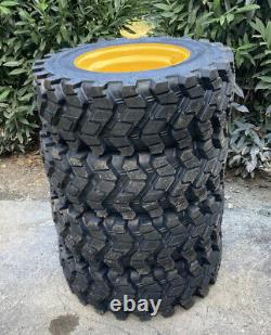 4-10-16.5 SKS-9 Skid Steer Tires/Rims for New Holland (6 LUG) (SKS753 STYLE)