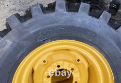 4-10-16.5 SKS-9 Skid Steer Tires/Rims for New Holland (6 LUG) (SKS753 STYLE)