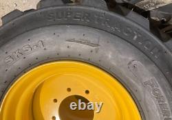 4-14-17.5 SKS-1 Skid Steer Tires/Rims/Wheels for New Holland, John Deere, Gehl