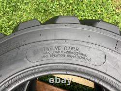 4-HD 10-16.5 SKS-8 Skid Steer Tires for New Holland, Case & more-10X16.5-12PLY