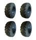 4-hd 12-16.5 Sks-8 Skid Steer Tires/rims, Case, New Holland Gray-12x16.5-14 Ply