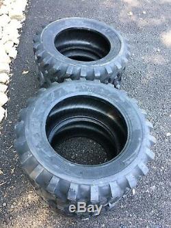 4 NEW 10-16.5 Skid Steer Tires Camso sks332 For Case, New Holland & more