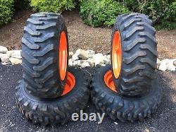 4 NEW 10-16.5 Skid Steer Tires/wheels for R-Series Bobcat S64, S62 Camso sks332