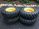 4 New 12-16.5 Camso Sks332 Skid Steer Tires & Rims For Case 1845c & Others