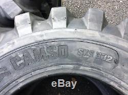 4 NEW 12-16.5 Skid Steer Tires Camso sks332 12X16.5 -For Case, Caterpillar