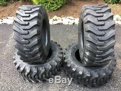 4 NEW 12-16.5 Skid Steer Tires Camso sks332 For Bobcat & others