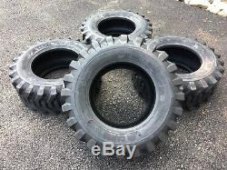 4 NEW 12-16.5 Skid Steer Tires Camso sks332 For Bobcat & others