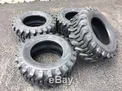 4 NEW 12-16.5 Skid Steer Tires Camso sks332 For Bobcat & others