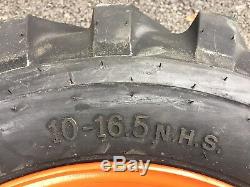4 NEW Camso 10-16.5 Skid Steer Tires/wheels/rims -fits Bobcat & 642,643-10X16.5