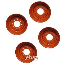 (4) NEW Skid Steer Wheel Rim Fits Bobcat 753 763 773 742 743 751 16.5X8.25X8