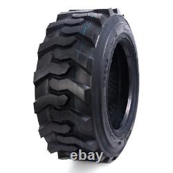 4 Pack 10-16.5 Skid Steer Tires 10 Ply Heavy Duty Loader Tire For Bobcat 10x16.5