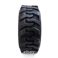 4 Pack 10-16.5 Skid Steer Tires 10 Ply Heavy Duty Loader Tire For Bobcat 10x16.5