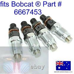 4 x Fuel Injector Nozzle fits Bobcat 6667453 325 328 329 463 KUBOTA D1703 D1005