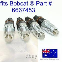 4 x Fuel Injector Nozzle fits Bobcat 6667453 325 328 329 463 KUBOTA D1703 D1005