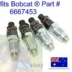 4 x Fuel Injector Nozzle fits Bobcat 6667453 325 328 329 463 KUBOTA D1703 D1005