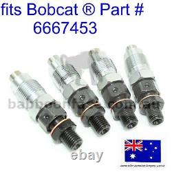 4 x Fuel Injector Nozzle fits Bobcat 6667453 325 328 329 463 KUBOTA D1703 D1005