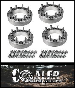 4pc 2 inch Skid Steer Wheel Spacers 8x8 9/16 Studs /Lug Nuts for CAT 2