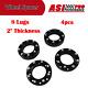 4pcs Aluminum Wheel Spacer 2 Thick 8 Lugs Fit Gehl Mustang Skid Steer Loaders