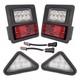 4x Led Headlight Tail Exterior Light Kit For Bobcat Skid Steer Loader Plastic