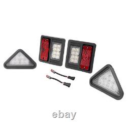 4x LED Headlight Tail Exterior Light Kit For Bobcat Skid Steer Loader Plastic