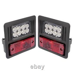 4x LED Headlight Tail Exterior Light Kit For Bobcat Skid Steer Loader Plastic