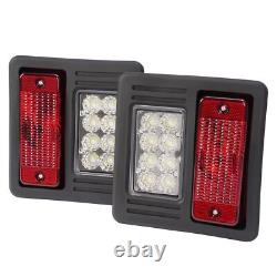 4x LED Headlight Tail Exterior Light Kit For Bobcat Skid Steer Loader Plastic