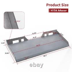 5/16 Skid Steer Loader Mount Plate & Latch Box Bucket Quick Tach Attachment US