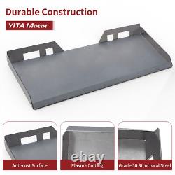5/16 Skid Steer Loader Mount Plate & Latch Box Bucket Quick Tach Attachment US