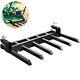 60 Clamp On Debris Forks Tractor Skid Steer Loader Attachment Heavy Duty Steel