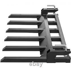 60 Clamp On Debris Forks Tractor Skid Steer Loader Attachment Heavy Duty Steel