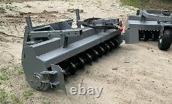 6' Skid Steer Power Rake Replaceable Teeth For mini skid steer or full s Harley