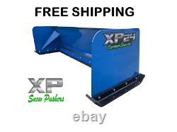 7' XP24 BLUE SNOW PUSHER Skid Steer Loader FREE SHIPPING