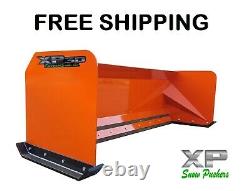 7' XP30 Kubota Orange skid steer snow pusher Bobcat FREE SHIPPING- RTR