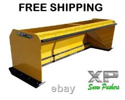 7' XP30 snow pusher with pullback bar FREE SHIPPING-RTR skid steer bobcat