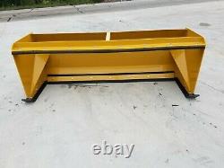 7' XP30 snow pusher with pullback bar FREE SHIPPING-RTR skid steer bobcat