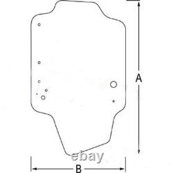 84344565 Skid Steer Front Windshield Glass Fits Case-IH Fits Ford/New Holland