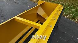 8' XP30 snow pusher with pullback bar FREE SHIPPING-RTR skid steer bobcat