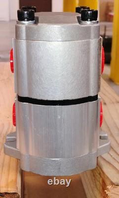 AGT Hydraulic Pump Two-Section for Skid Steer Loader KTT23 Accessories New